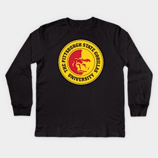 the great pittsburgh gorilas team Kids Long Sleeve T-Shirt